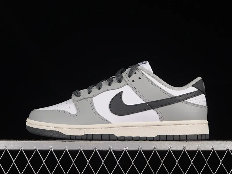 All categories Nk SB Dunk series Nk SB Dunk Low low-top sneakers M version pure original Nk Dunk Low "Light Smoke Grey" white gray SB low-top sports and leisure sneakers DD1503-117